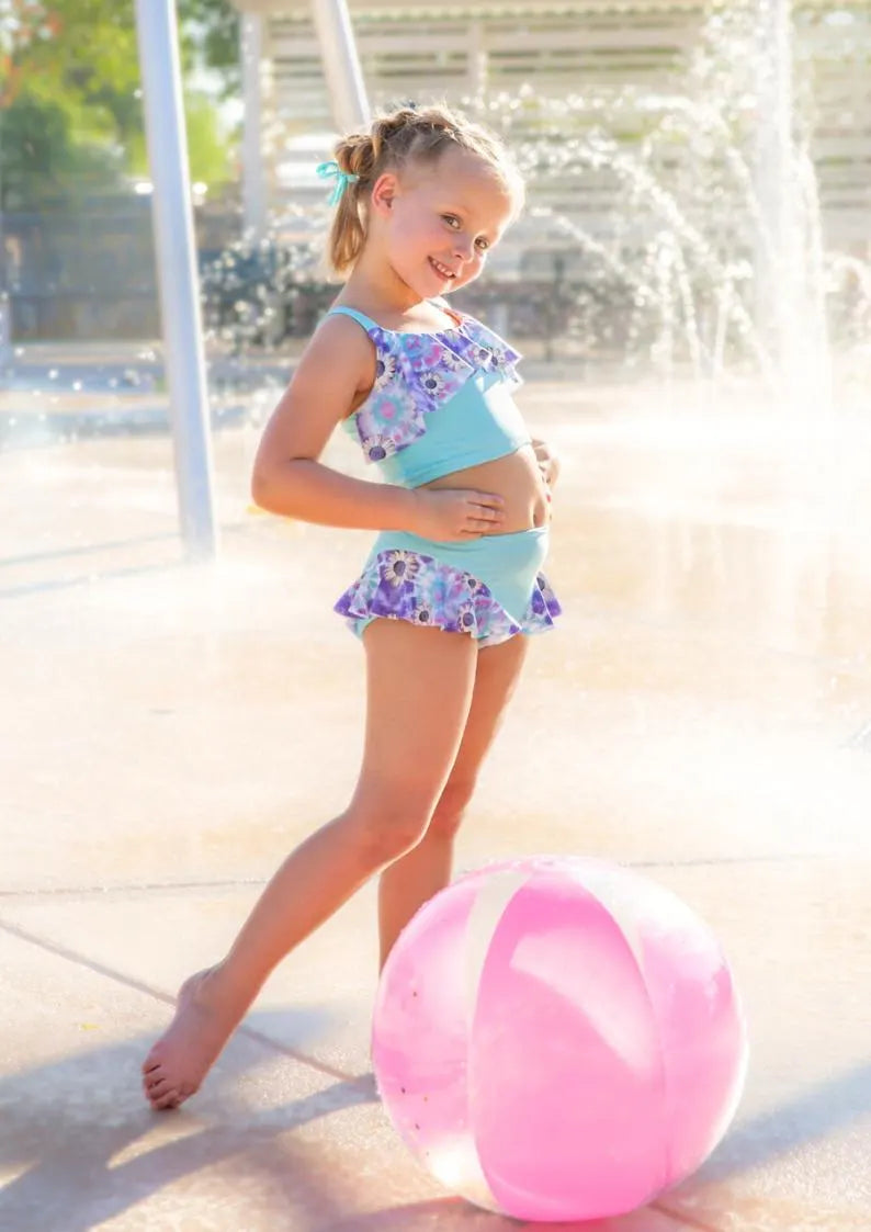 Ruffle Swim Suit