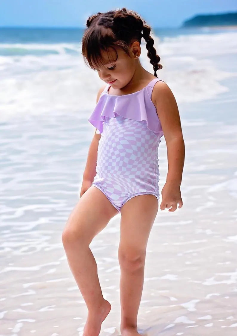 Ruffle Swim Suit